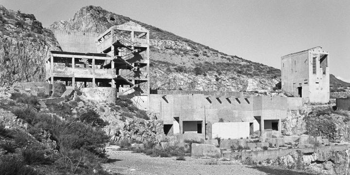 The abandoned Rodalquilar gold mine works